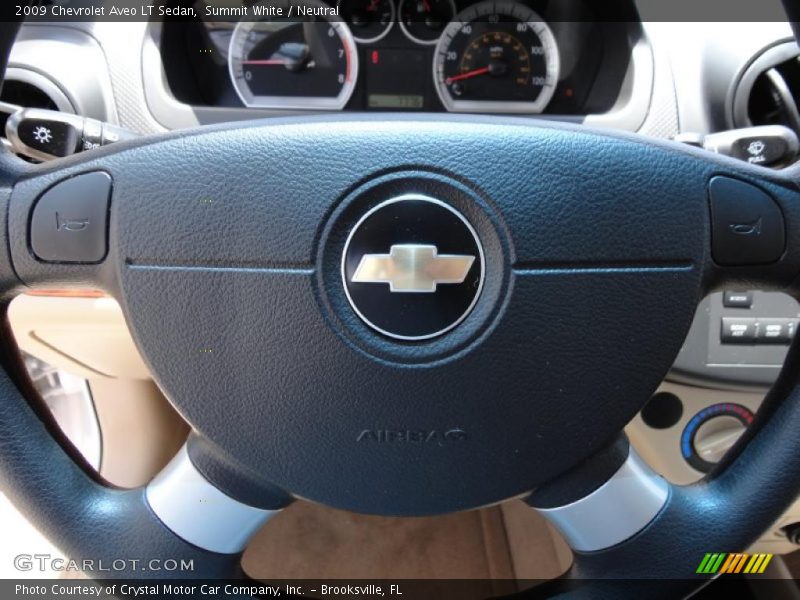 Summit White / Neutral 2009 Chevrolet Aveo LT Sedan