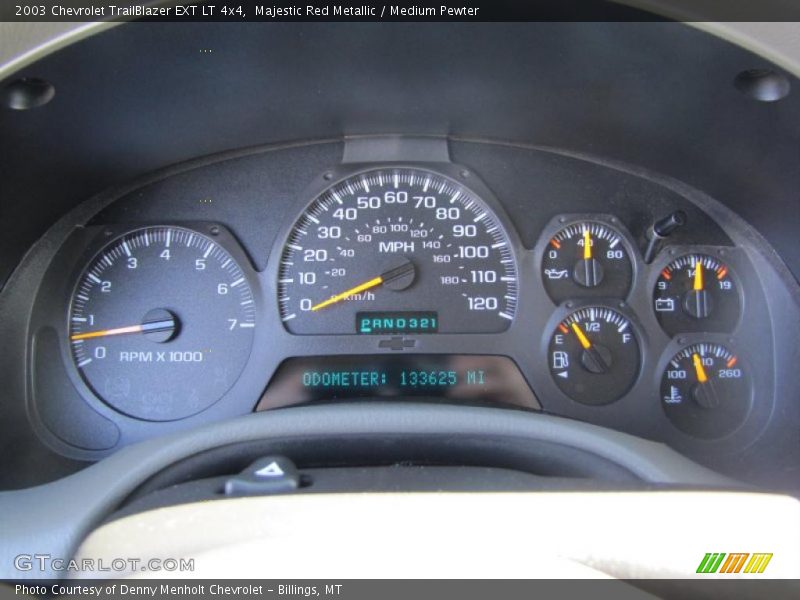 Majestic Red Metallic / Medium Pewter 2003 Chevrolet TrailBlazer EXT LT 4x4