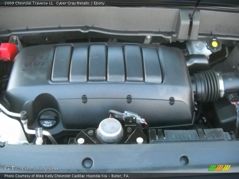 Cyber Gray Metallic / Ebony 2009 Chevrolet Traverse LS