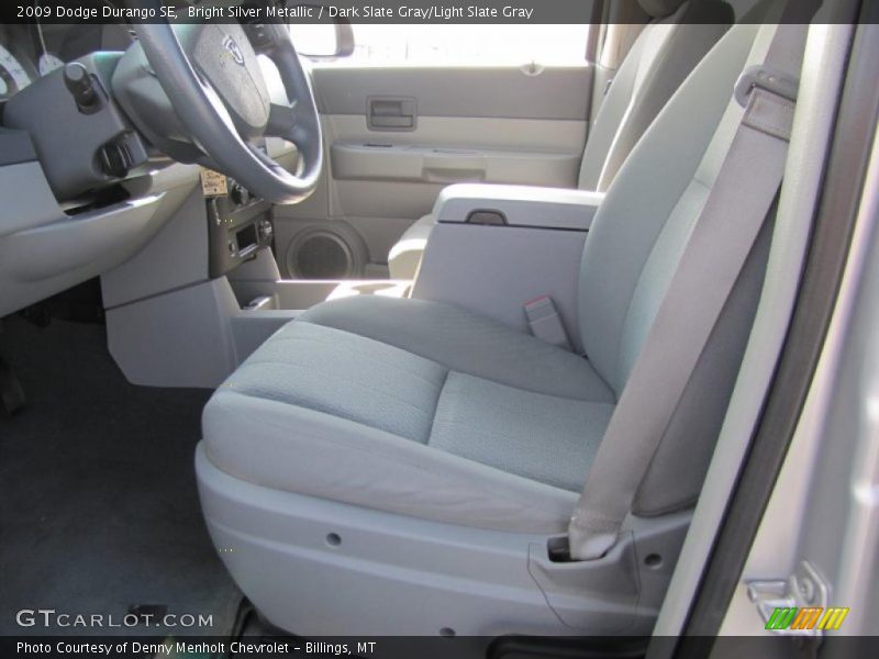 Bright Silver Metallic / Dark Slate Gray/Light Slate Gray 2009 Dodge Durango SE