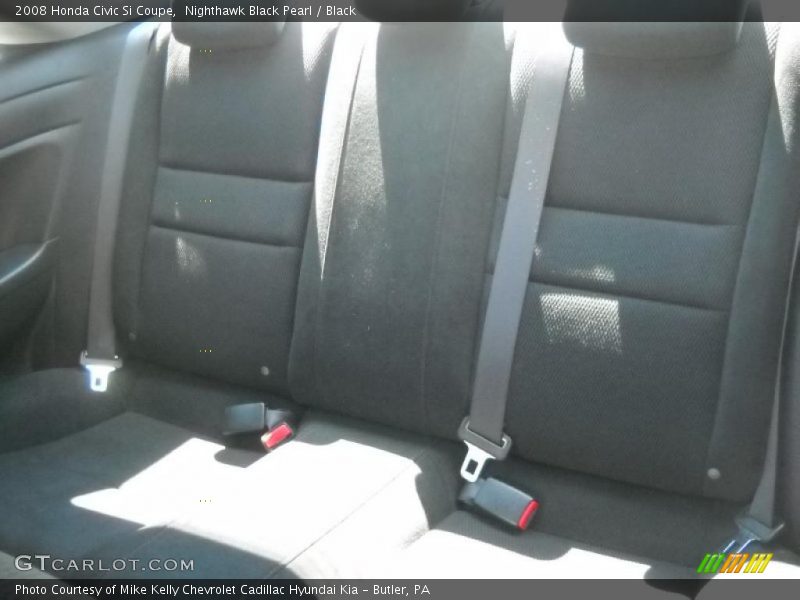 Nighthawk Black Pearl / Black 2008 Honda Civic Si Coupe