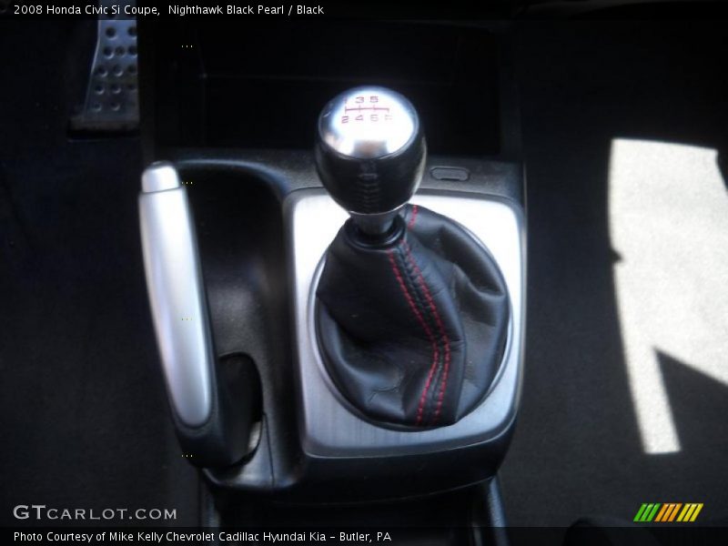 Nighthawk Black Pearl / Black 2008 Honda Civic Si Coupe