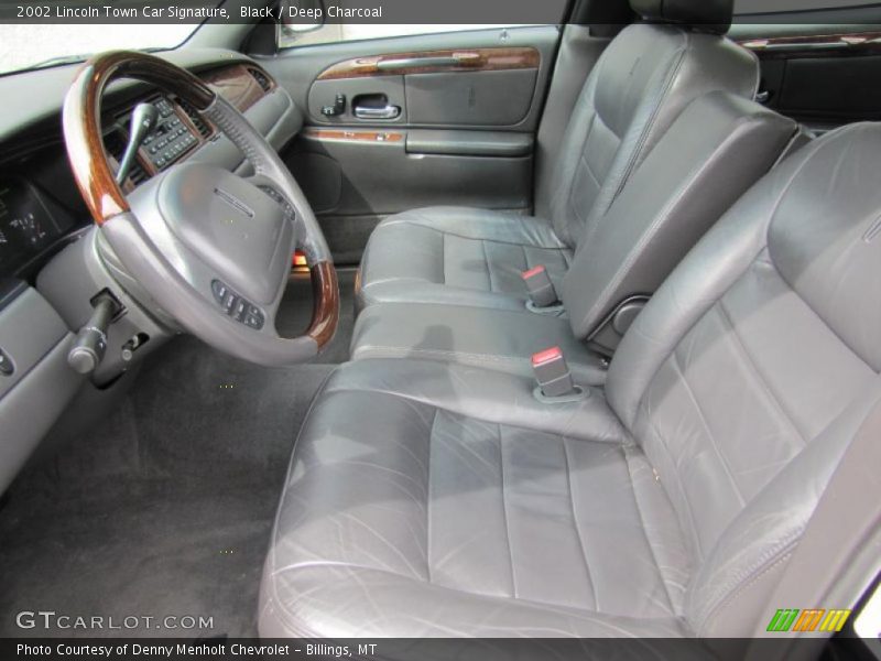  2002 Town Car Signature Deep Charcoal Interior
