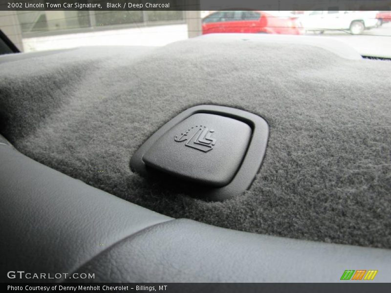 Black / Deep Charcoal 2002 Lincoln Town Car Signature