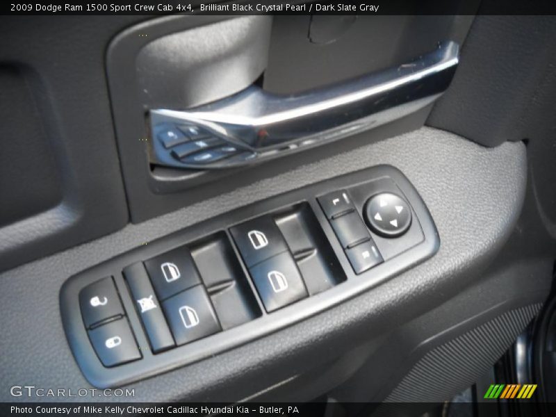 Brilliant Black Crystal Pearl / Dark Slate Gray 2009 Dodge Ram 1500 Sport Crew Cab 4x4