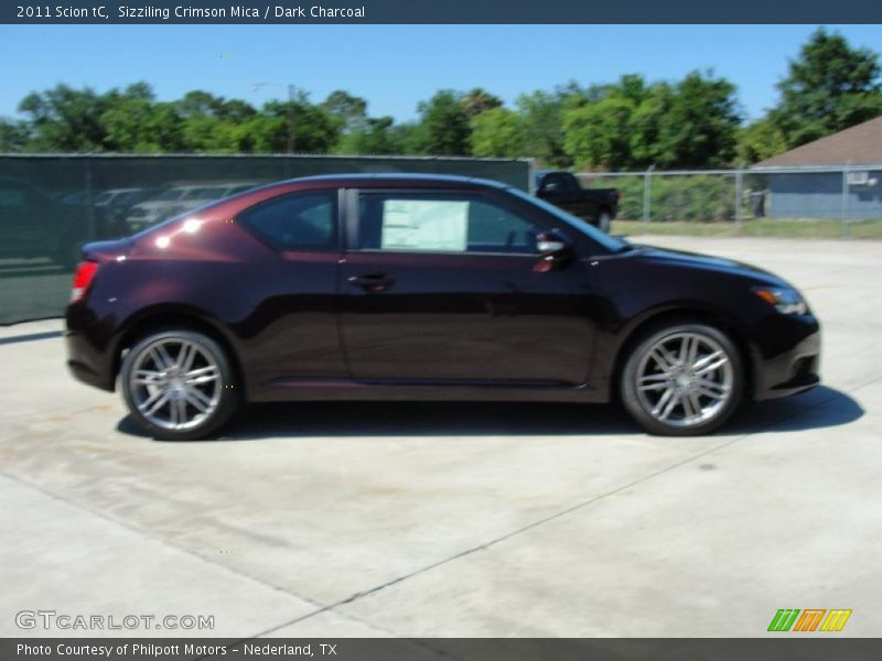 Sizziling Crimson Mica / Dark Charcoal 2011 Scion tC