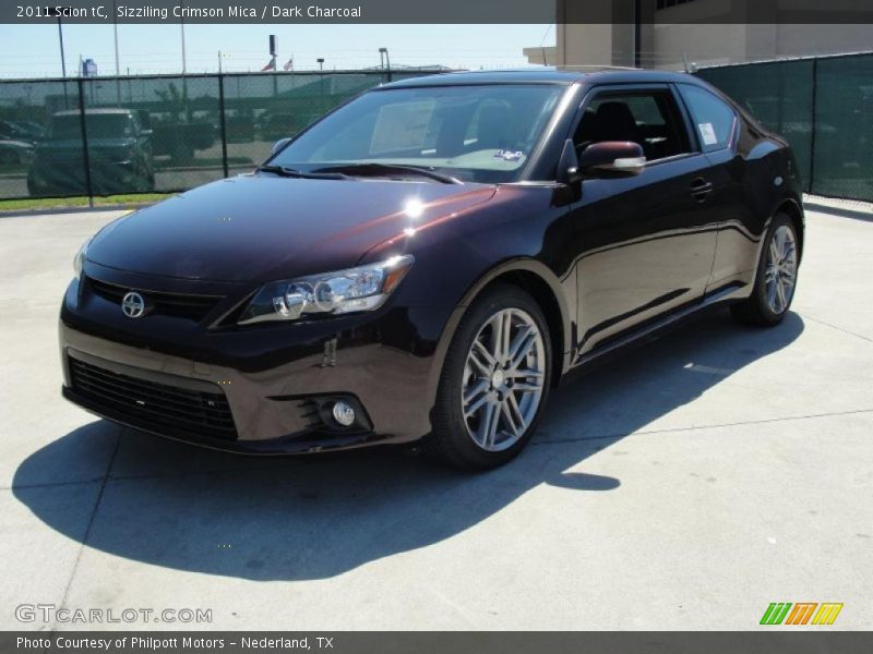 Sizziling Crimson Mica / Dark Charcoal 2011 Scion tC