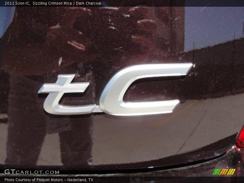 Sizziling Crimson Mica / Dark Charcoal 2011 Scion tC