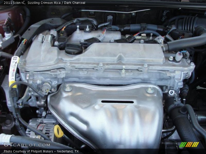 Sizziling Crimson Mica / Dark Charcoal 2011 Scion tC