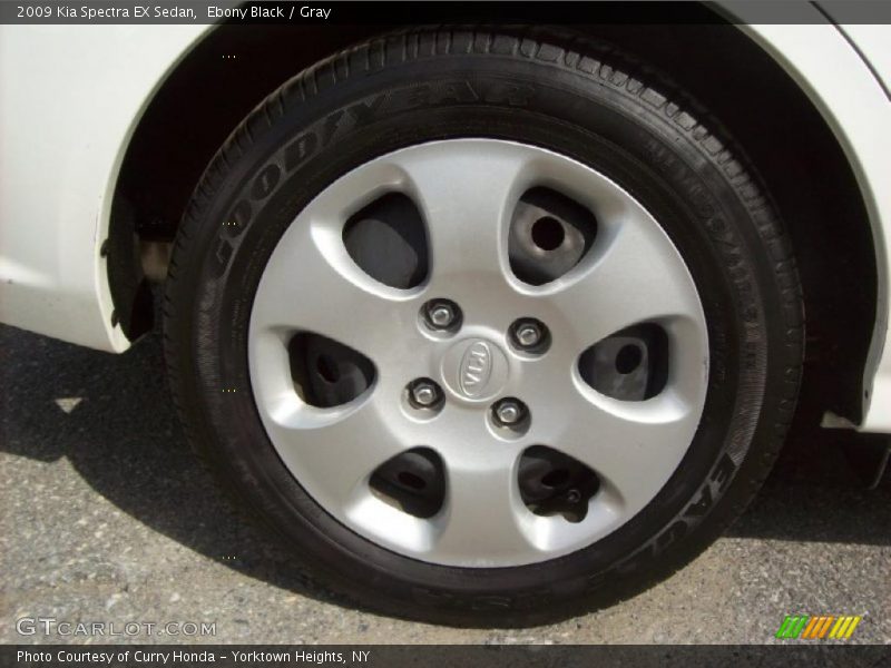 Ebony Black / Gray 2009 Kia Spectra EX Sedan