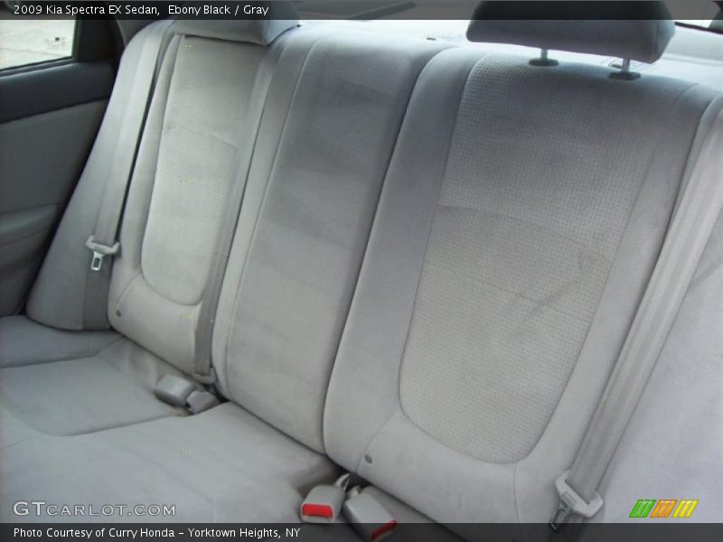 Ebony Black / Gray 2009 Kia Spectra EX Sedan