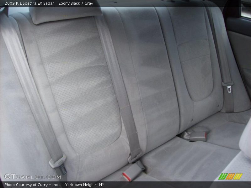 Ebony Black / Gray 2009 Kia Spectra EX Sedan