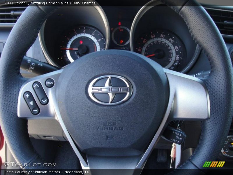 Sizziling Crimson Mica / Dark Charcoal 2011 Scion tC