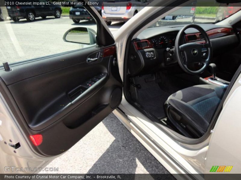 Gold Mist Metallic / Ebony 2010 Chevrolet Impala LS