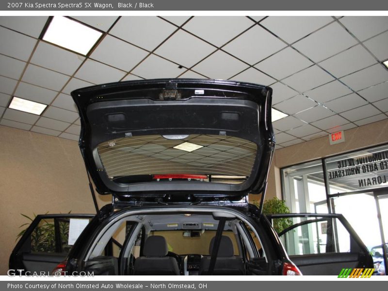 Black / Black 2007 Kia Spectra Spectra5 SX Wagon