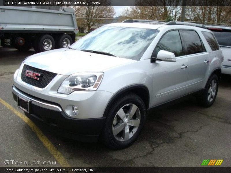 Quicksilver Metallic / Ebony 2011 GMC Acadia SLT AWD