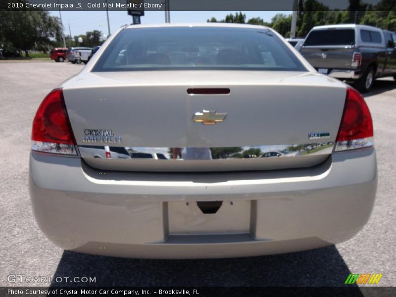 Gold Mist Metallic / Ebony 2010 Chevrolet Impala LS