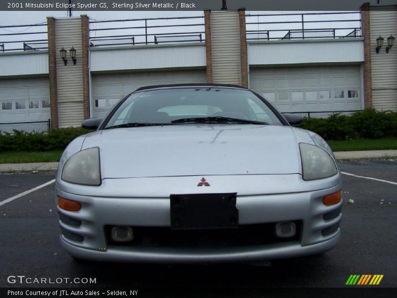 Sterling Silver Metallic / Black 2001 Mitsubishi Eclipse Spyder GS