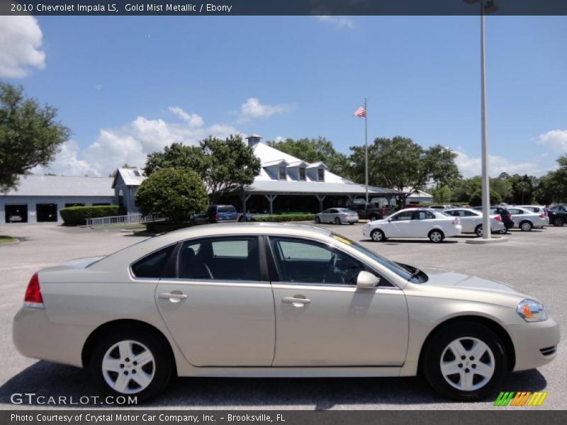 Gold Mist Metallic / Ebony 2010 Chevrolet Impala LS