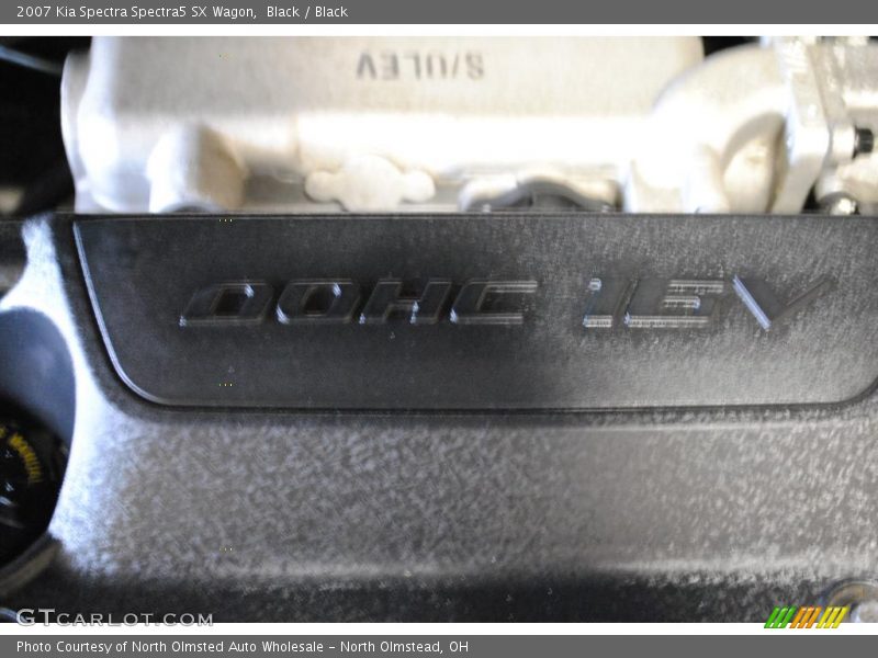 Black / Black 2007 Kia Spectra Spectra5 SX Wagon