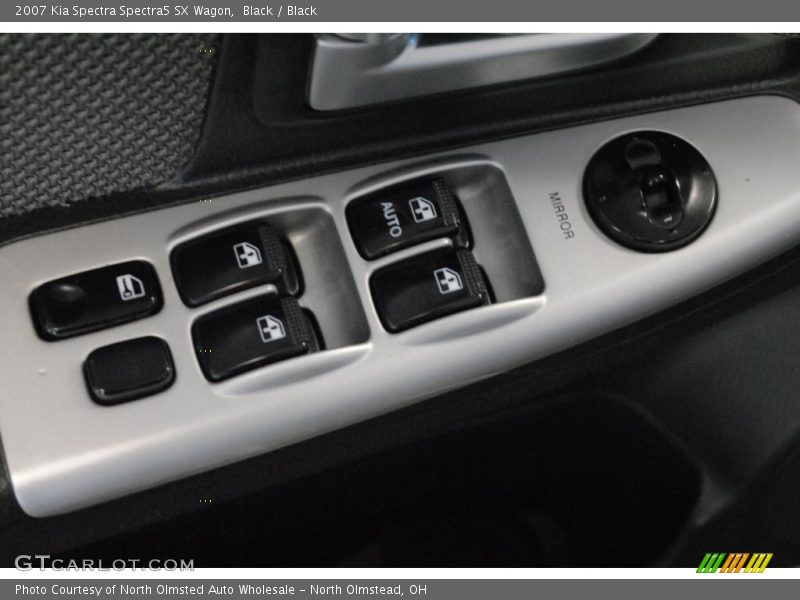 Black / Black 2007 Kia Spectra Spectra5 SX Wagon