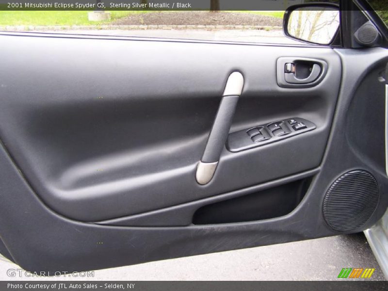 Sterling Silver Metallic / Black 2001 Mitsubishi Eclipse Spyder GS