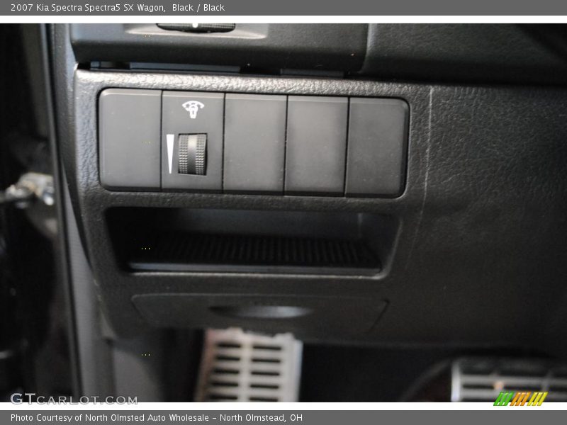 Black / Black 2007 Kia Spectra Spectra5 SX Wagon