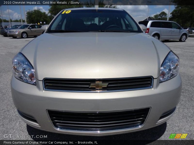 Gold Mist Metallic / Ebony 2010 Chevrolet Impala LS