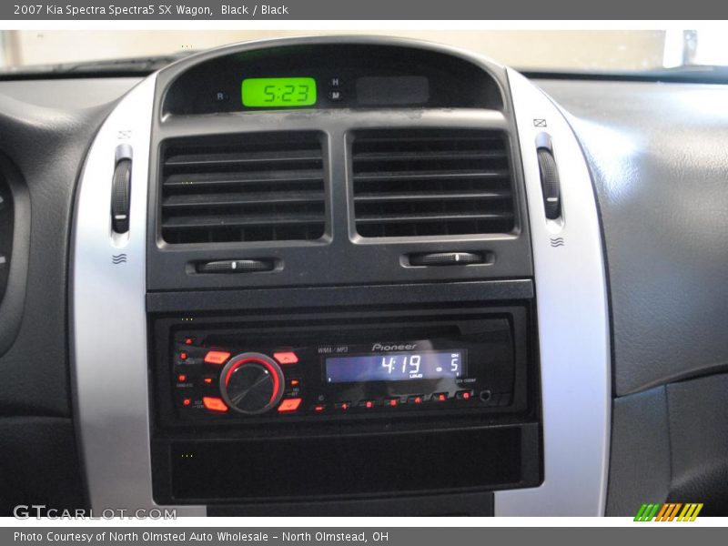 Black / Black 2007 Kia Spectra Spectra5 SX Wagon