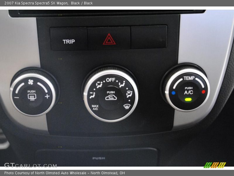 Black / Black 2007 Kia Spectra Spectra5 SX Wagon