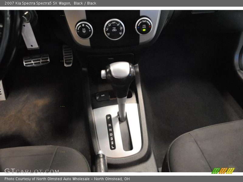 Black / Black 2007 Kia Spectra Spectra5 SX Wagon