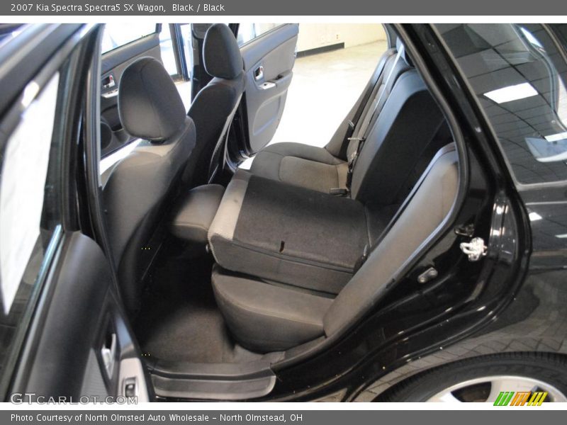 Black / Black 2007 Kia Spectra Spectra5 SX Wagon