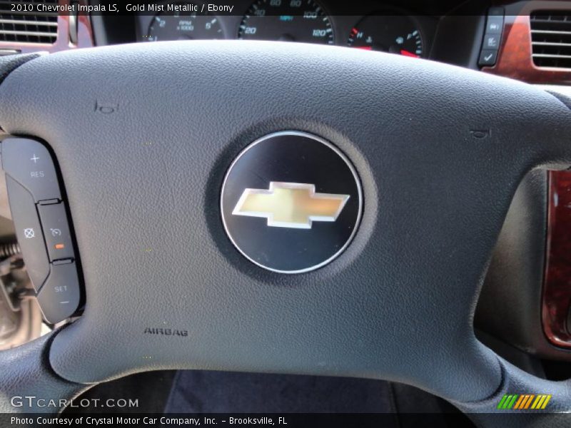 Gold Mist Metallic / Ebony 2010 Chevrolet Impala LS