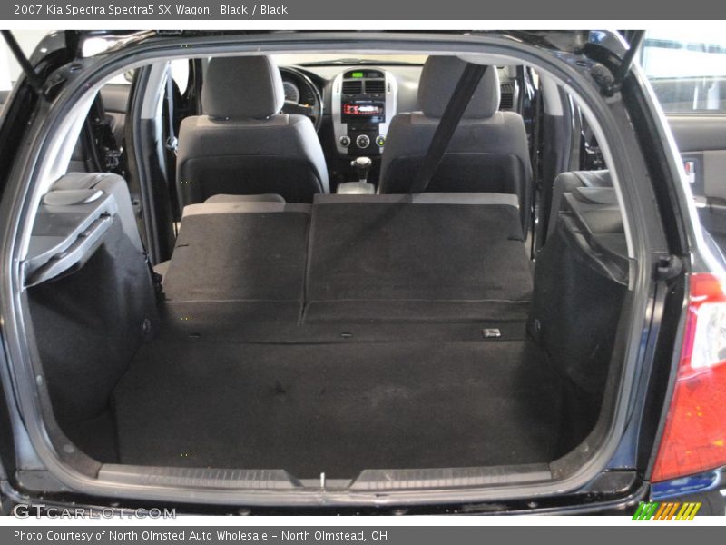 Black / Black 2007 Kia Spectra Spectra5 SX Wagon