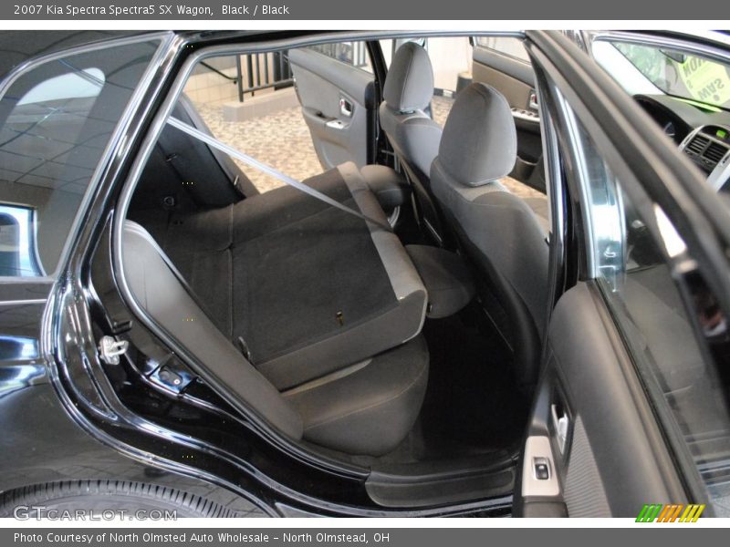 Black / Black 2007 Kia Spectra Spectra5 SX Wagon