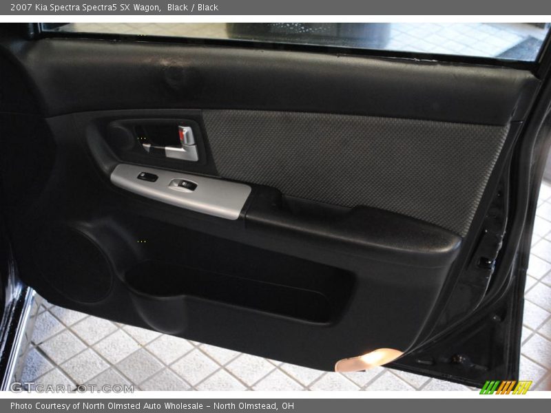 Black / Black 2007 Kia Spectra Spectra5 SX Wagon