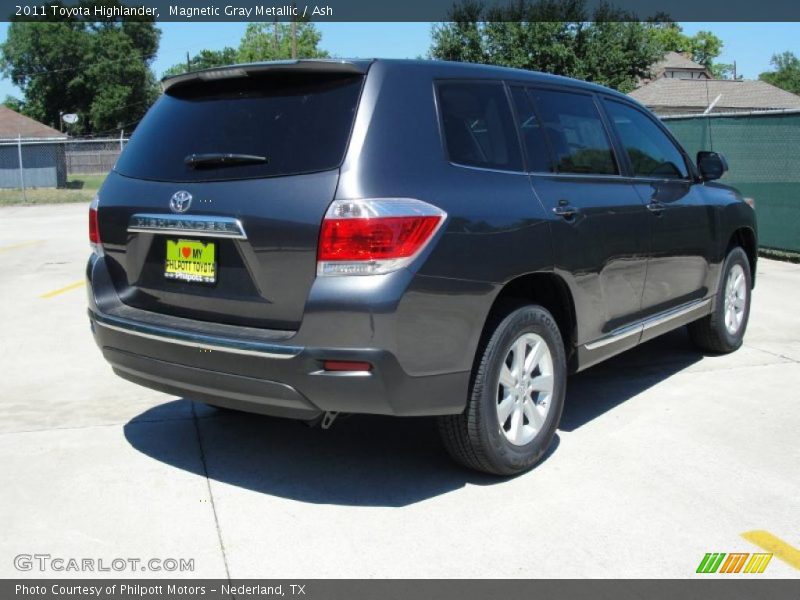 Magnetic Gray Metallic / Ash 2011 Toyota Highlander