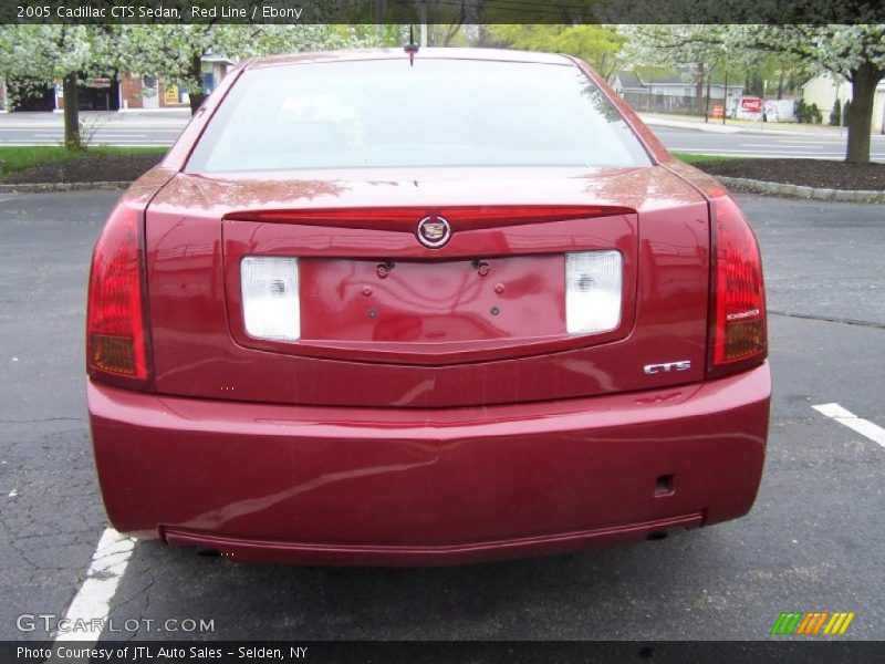 Red Line / Ebony 2005 Cadillac CTS Sedan