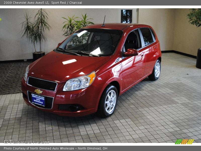 Sport Red / Charcoal 2009 Chevrolet Aveo Aveo5 LS