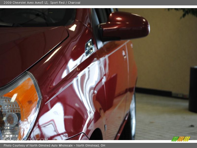 Sport Red / Charcoal 2009 Chevrolet Aveo Aveo5 LS