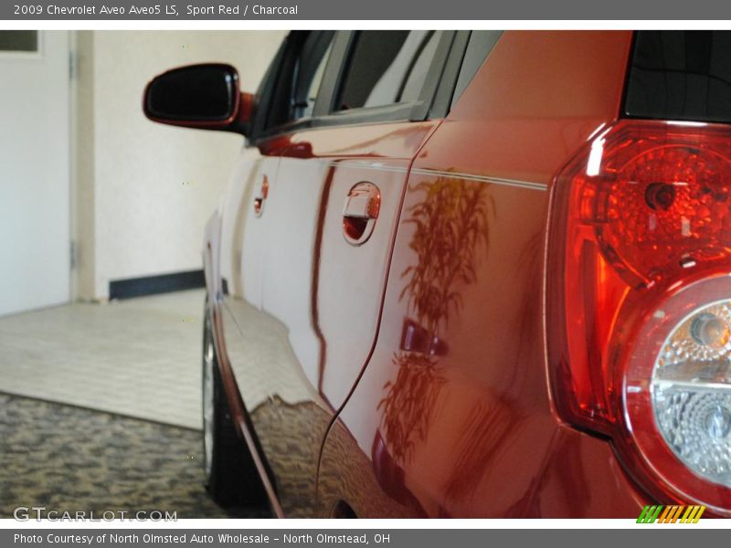 Sport Red / Charcoal 2009 Chevrolet Aveo Aveo5 LS