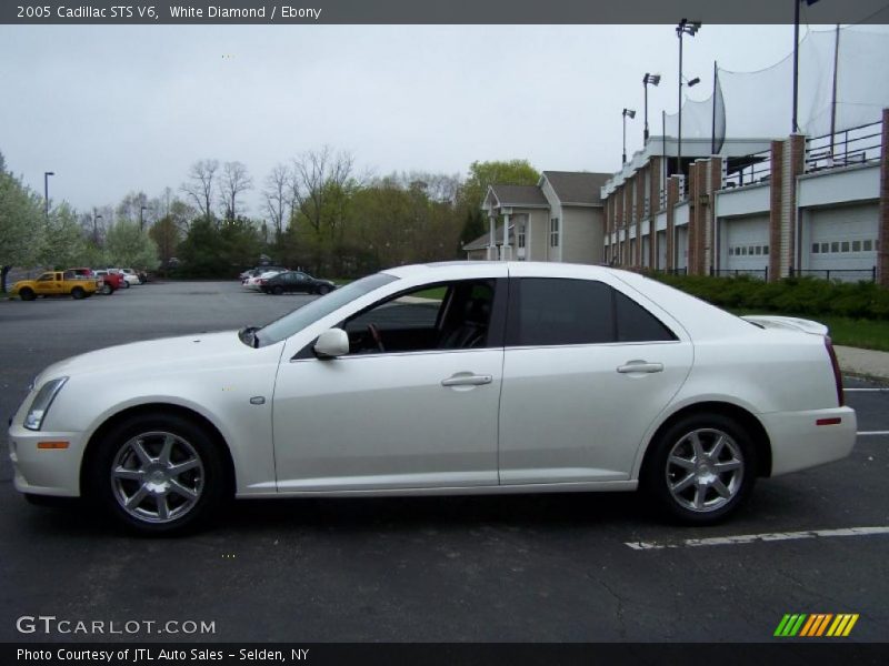 White Diamond / Ebony 2005 Cadillac STS V6