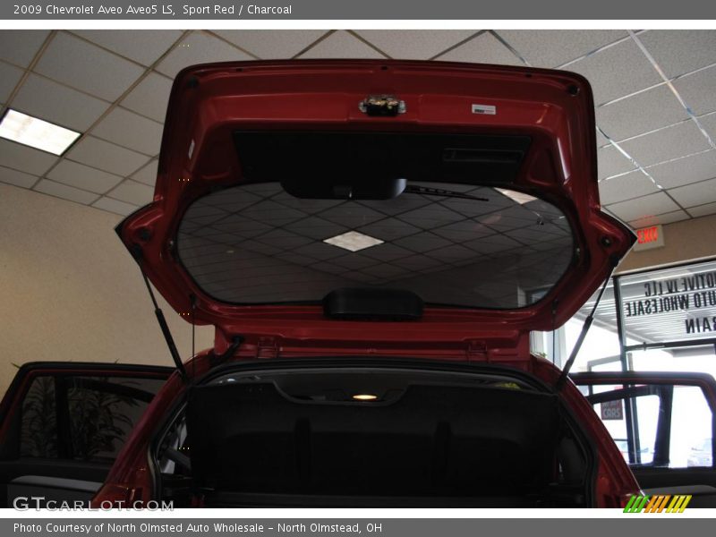 Sport Red / Charcoal 2009 Chevrolet Aveo Aveo5 LS