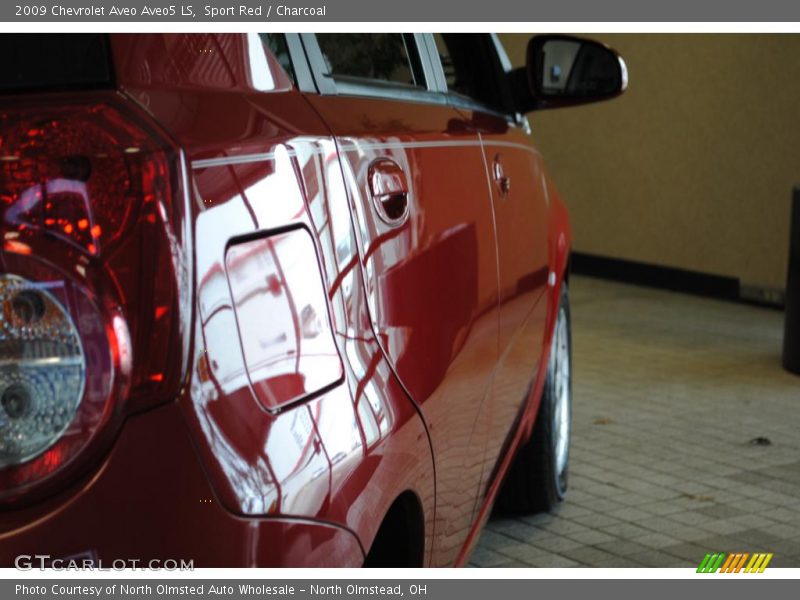 Sport Red / Charcoal 2009 Chevrolet Aveo Aveo5 LS