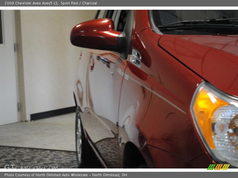 Sport Red / Charcoal 2009 Chevrolet Aveo Aveo5 LS
