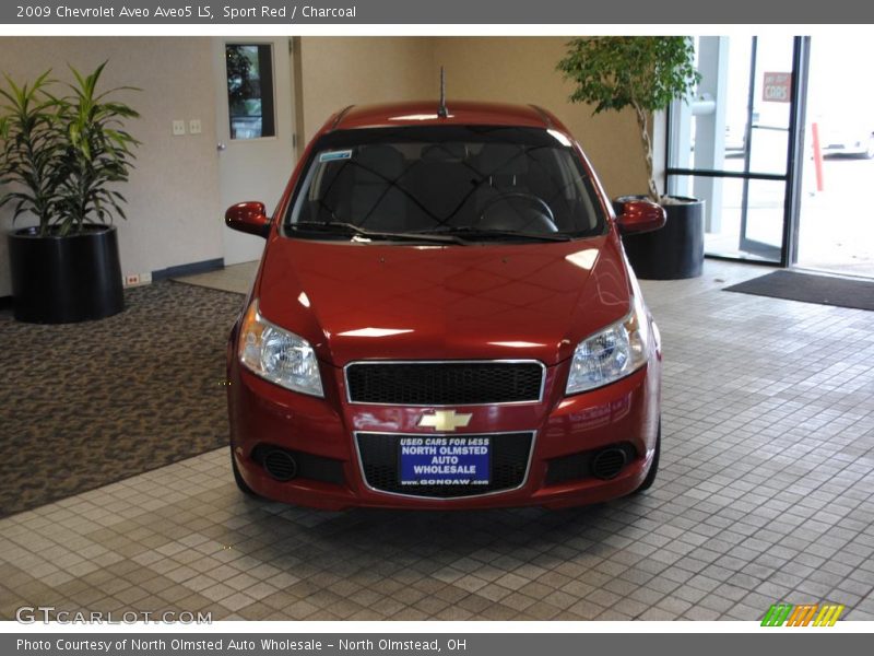Sport Red / Charcoal 2009 Chevrolet Aveo Aveo5 LS