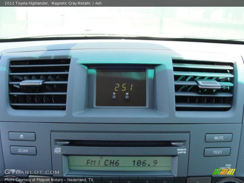 Magnetic Gray Metallic / Ash 2011 Toyota Highlander