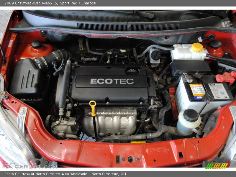 Sport Red / Charcoal 2009 Chevrolet Aveo Aveo5 LS