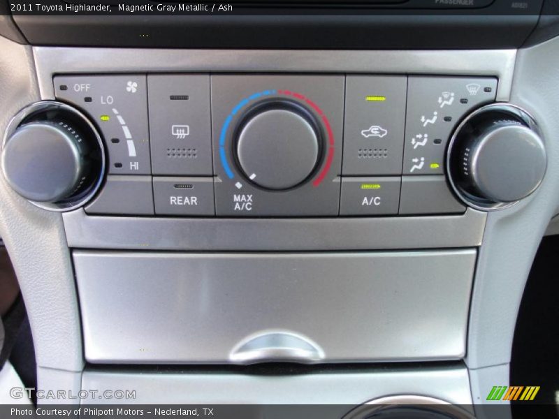 Controls of 2011 Highlander 