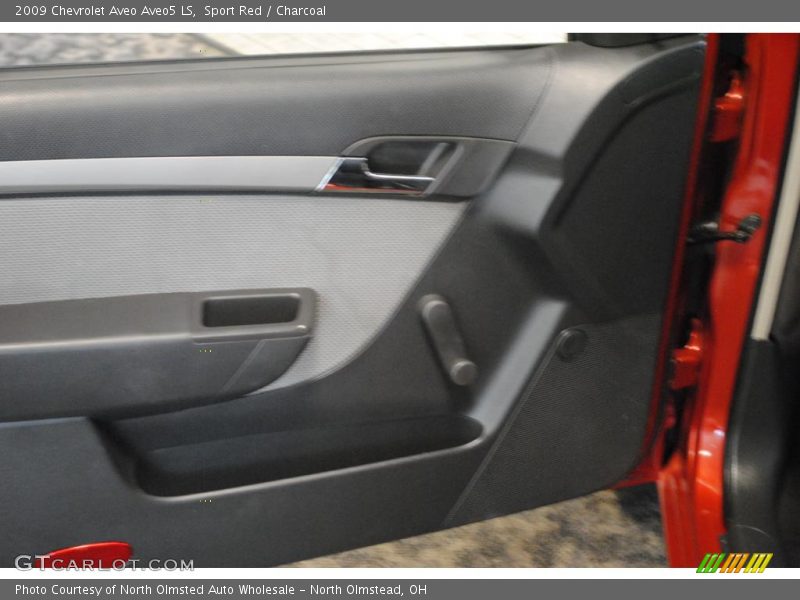 Sport Red / Charcoal 2009 Chevrolet Aveo Aveo5 LS